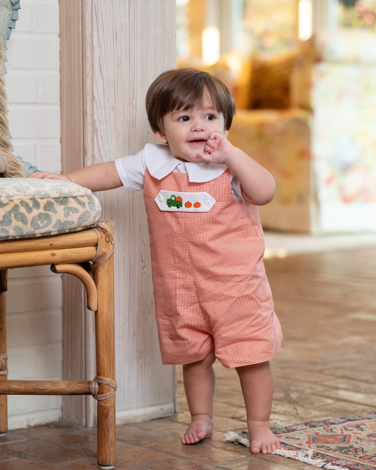Henry Paprika Gingham Ck JonJon (12M-2)