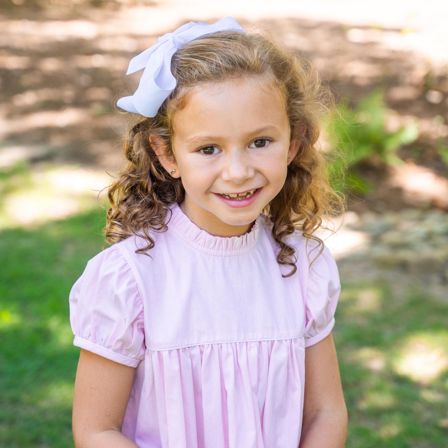 Ann Scott Pink Chambray Dress (2-6)