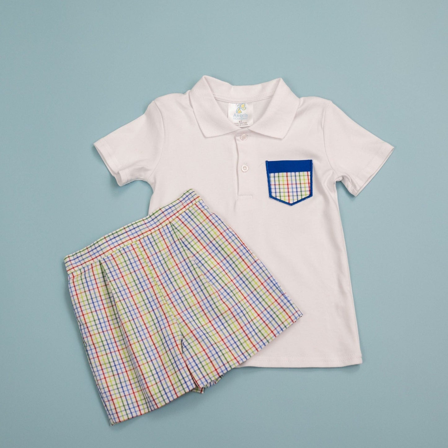 Parker Multi Plaid Shorts Set (2-5)