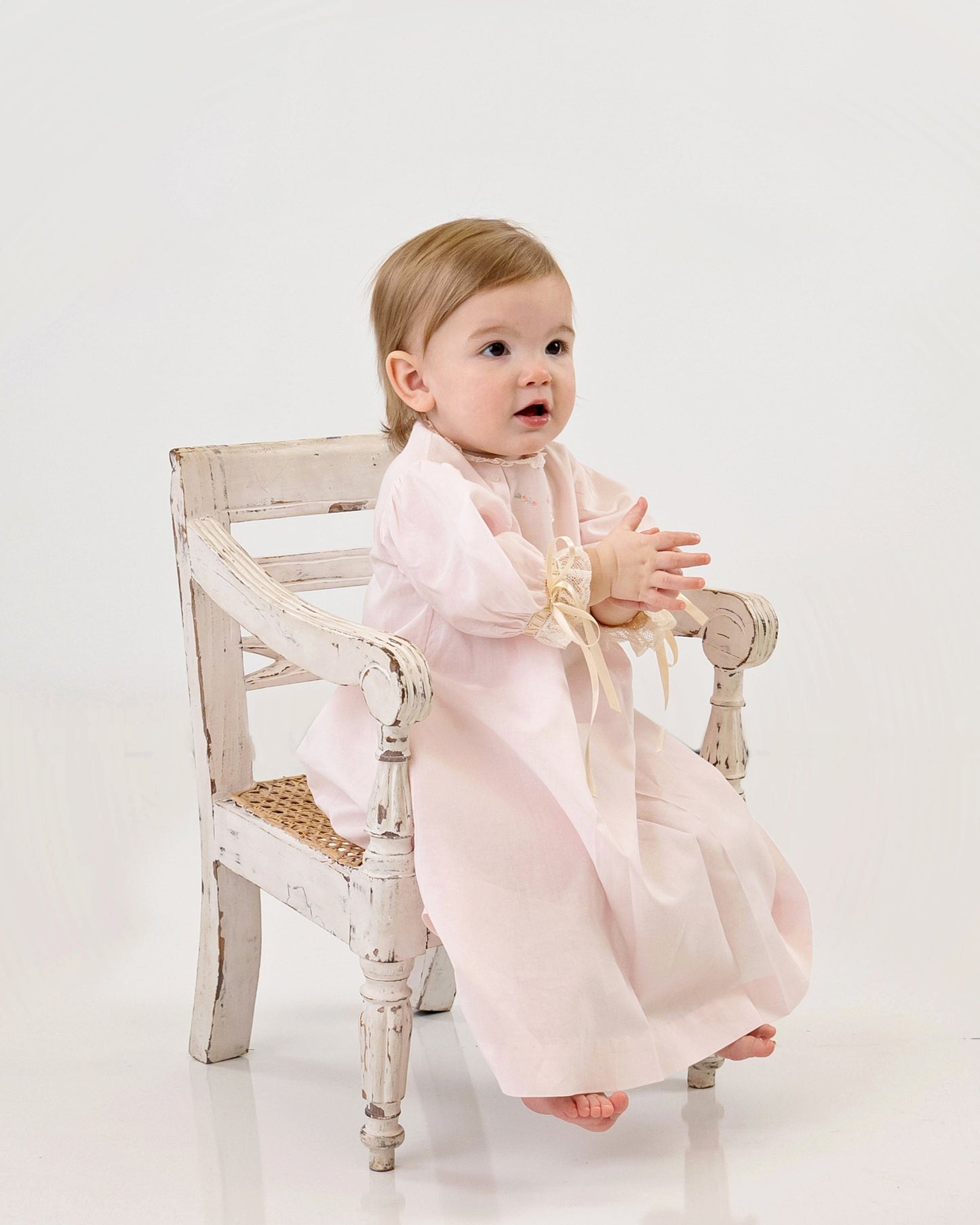 Heirloom Lilly Jane Day Gown in Pink (NB)