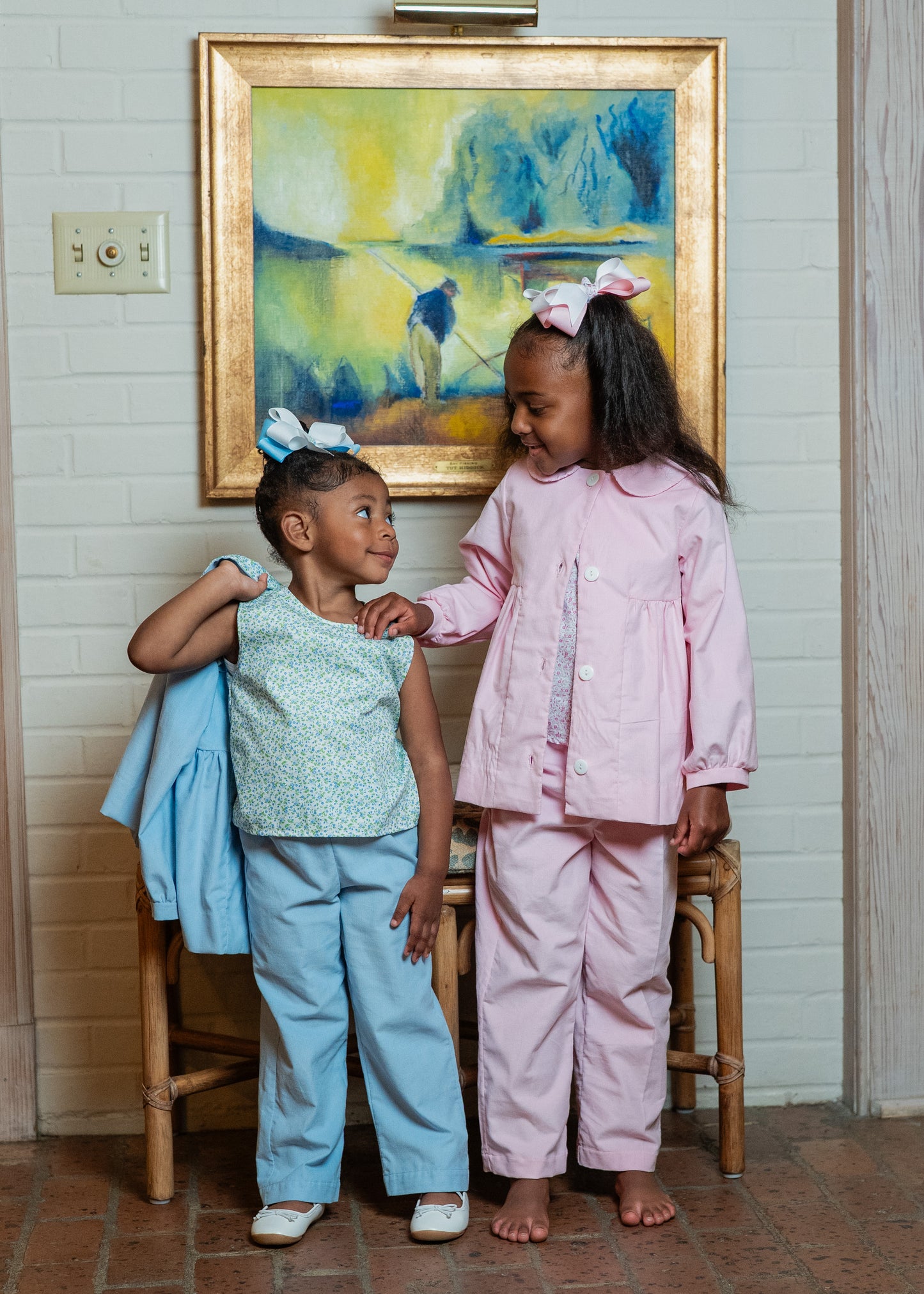 Margie Pink Three Piece Pant Set (3,4,5)