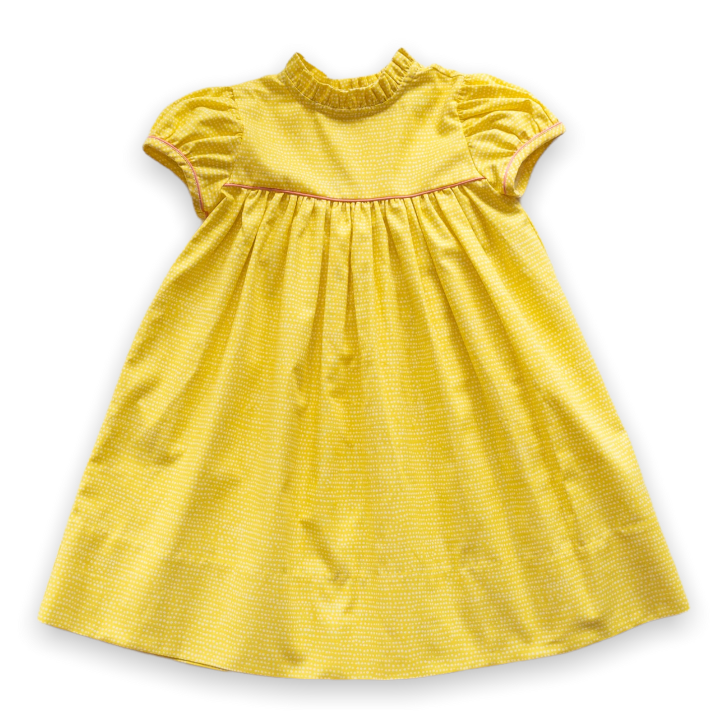 Ann Scott Yoke Banana Moonscape Dress (2-6)