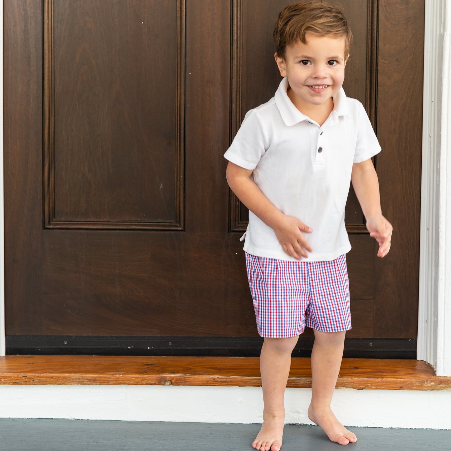 Sam Tri Check Shorts (2-6)