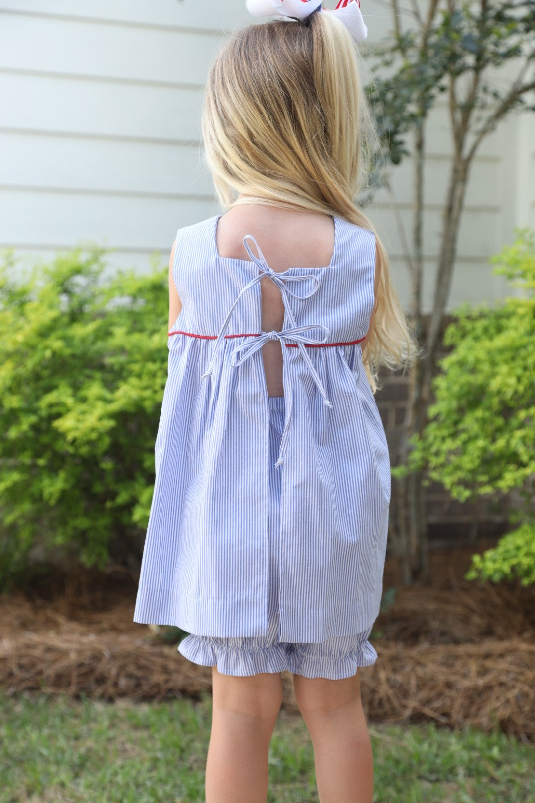 Whitney Tie Back Top w/Bloomers (12M-3)