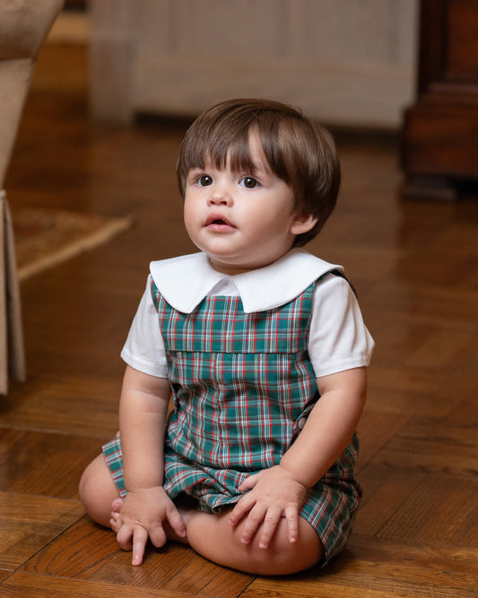William Green Plaid Jon Jon (6M-18M)