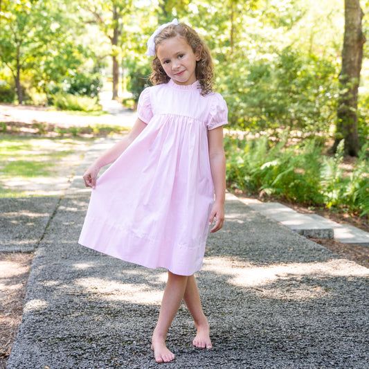 Ann Scott Pink Chambray Dress (2-6)