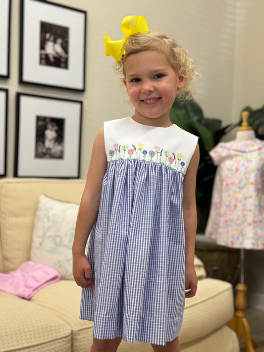 Bethany Flower Yoke Dress (2-5)