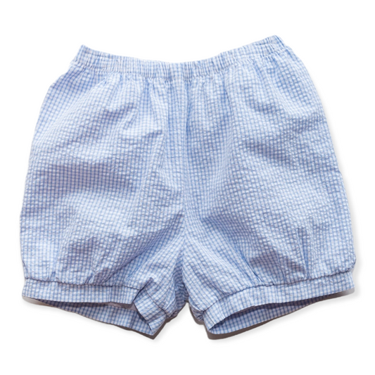 Tucker Banded Blu Seersucker Shorts (2-6)