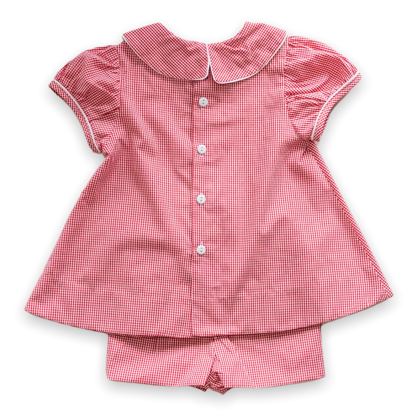 Louise Berry Check w/Wht Insert Short Set (2-6)