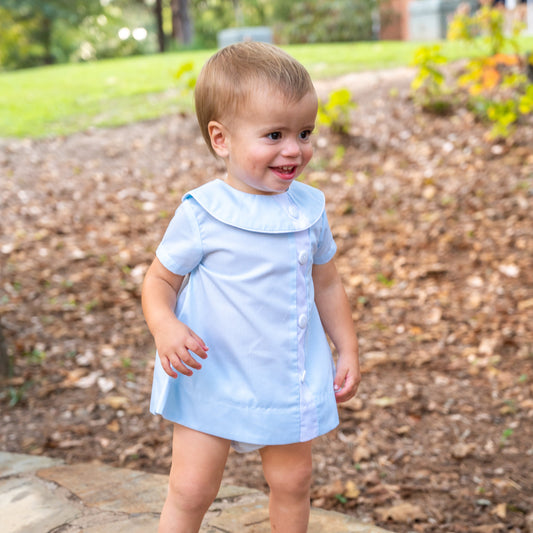 Walker Blue w/White Insert Diaper Set (12M-18M)