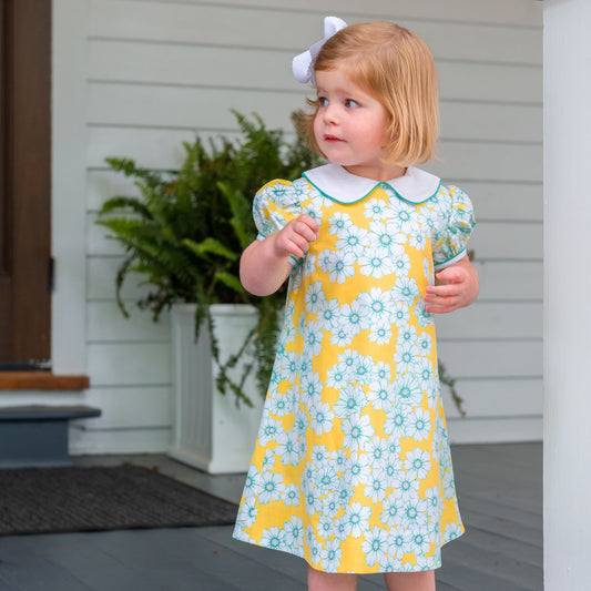 Milla Kaye Yellow Primrose Floral Dress (2-6)