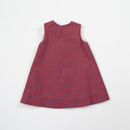 Mary Kate Tartan Red Plaid Dress (2-6)