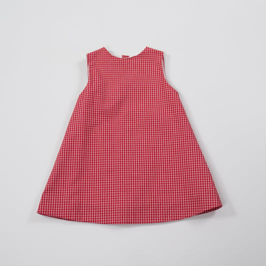 Mary Kate Red Plaid Dress (2-6)