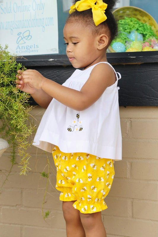 Whitney Tie Back Top/Ruffle Bloomers (12M-3)