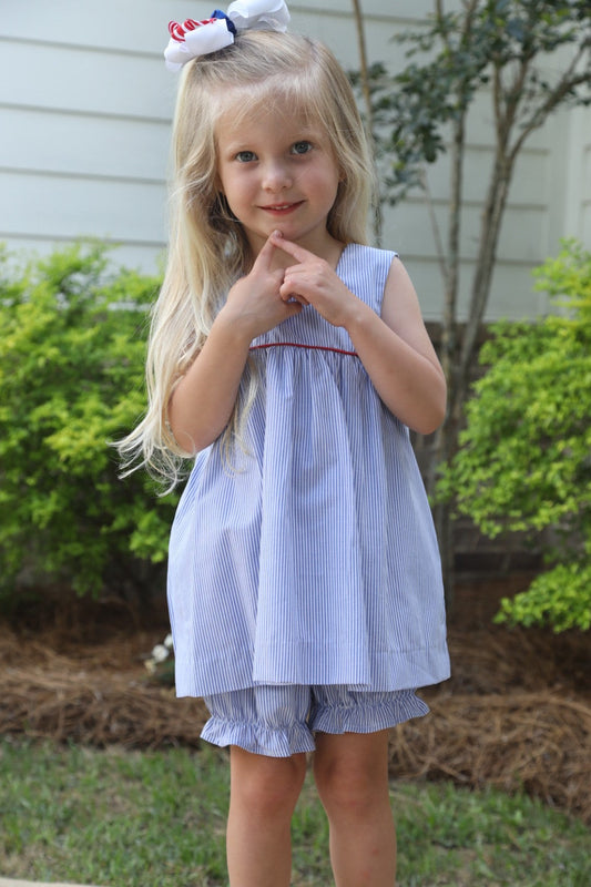 Whitney Tie Back Top w/Bloomers (12M-3)
