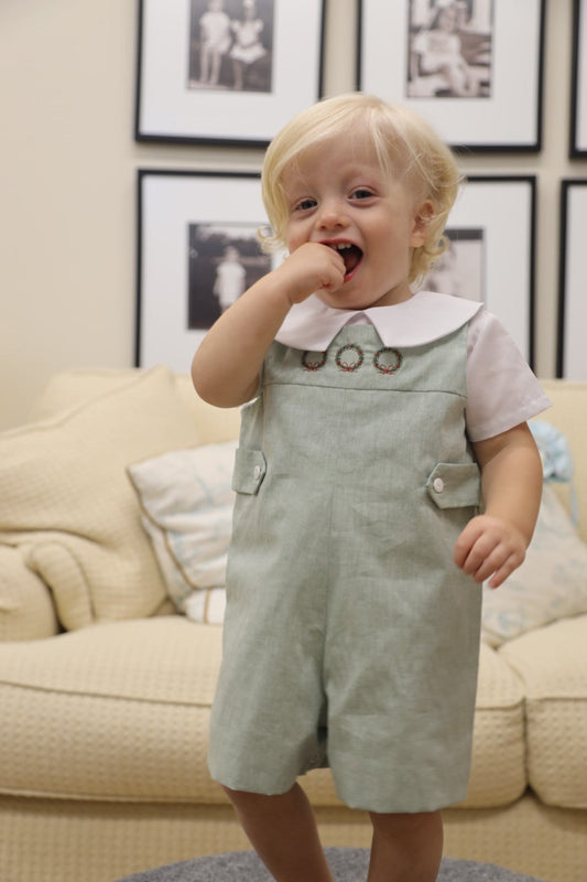 William Green Chambray Jon Jon (12M-18M)