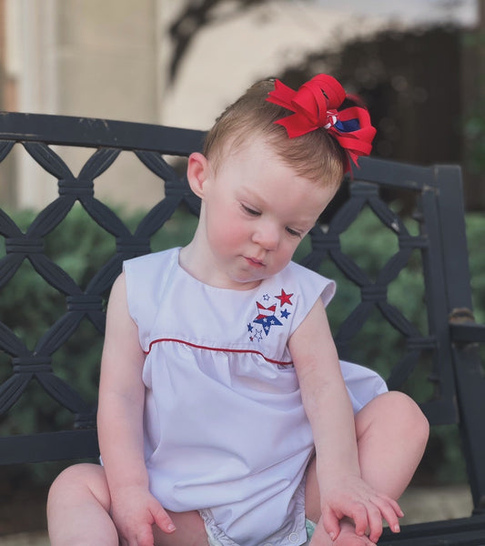 Brooklyn White Bubble w/Red Trim (12M-2)